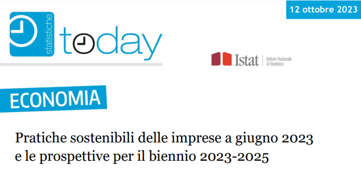 PMI e pratiche di Sostenibilità, pubblicati i dati ISTAT